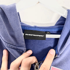 Raspberry Hills Purple 'RBERRY' Logo Zip-Up Hoodie Size M