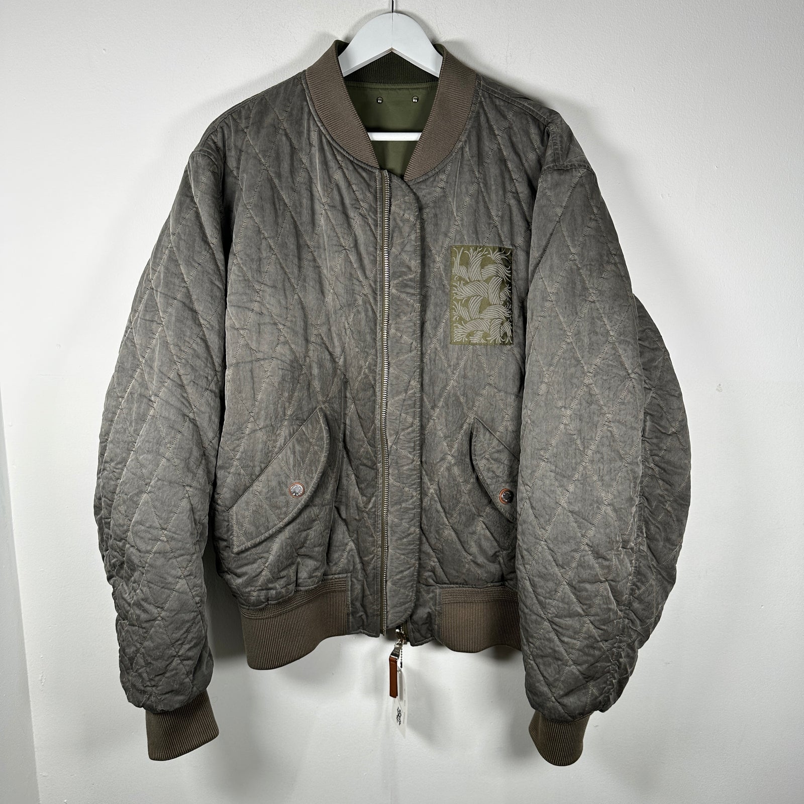 Louis Vuitton x Christopher Nemeth Reversible Quilted Bomber Jacket Size 58