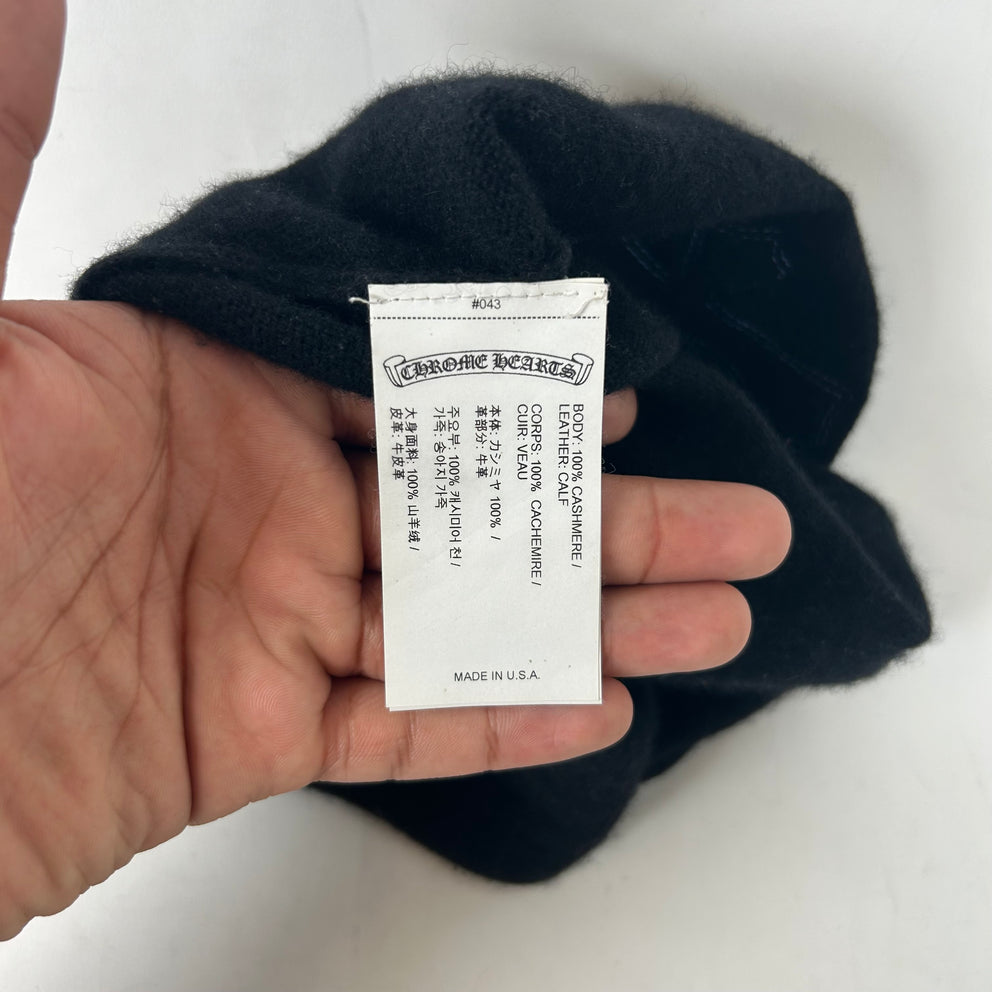 Chrome Hearts Cashmere Triple Cross Beanie