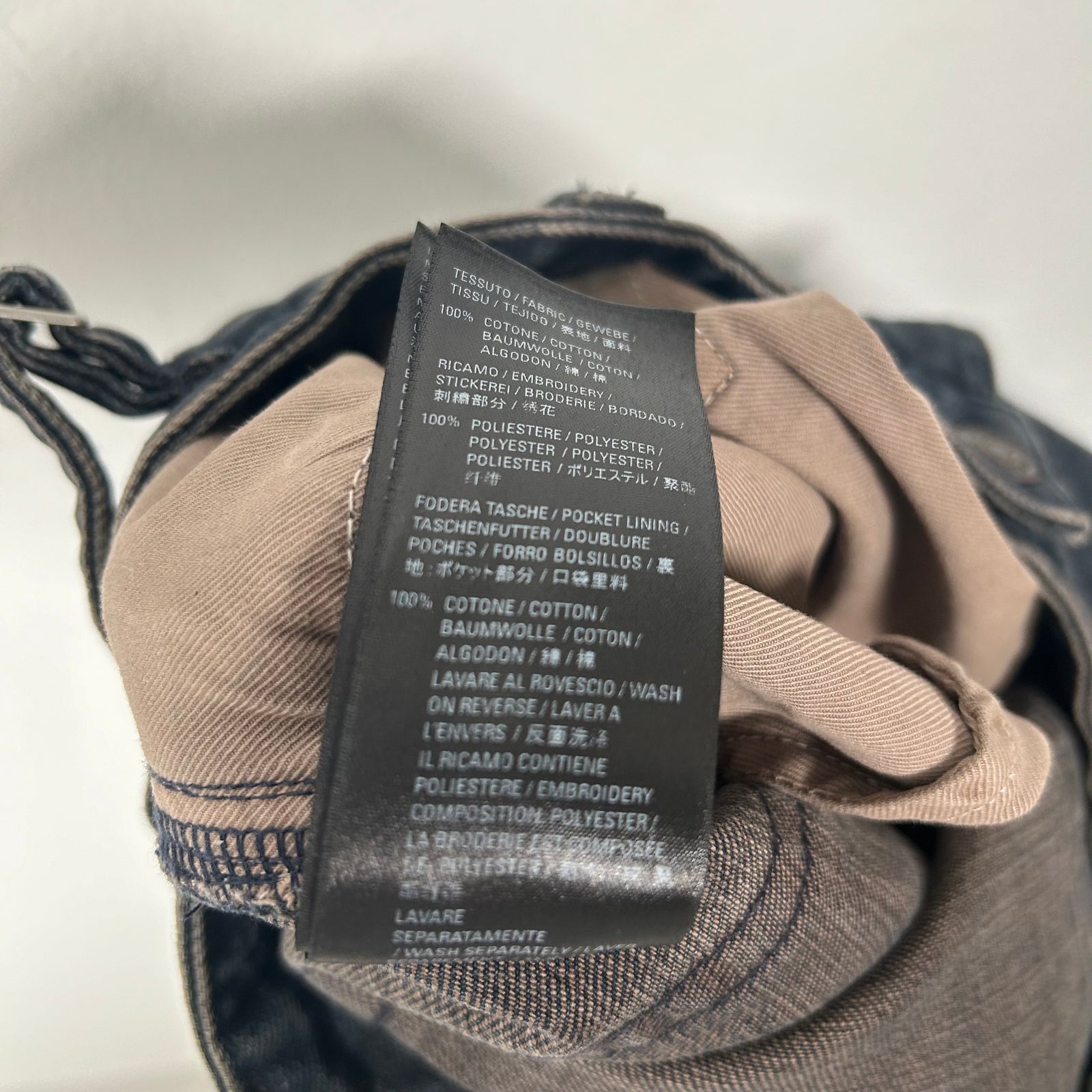 Balenciaga AW21 Japanese Convertible Denim Pants Size 34