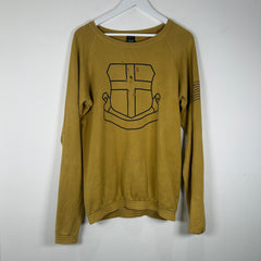 Number Nine Yellow Shield Crewneck Size 2
