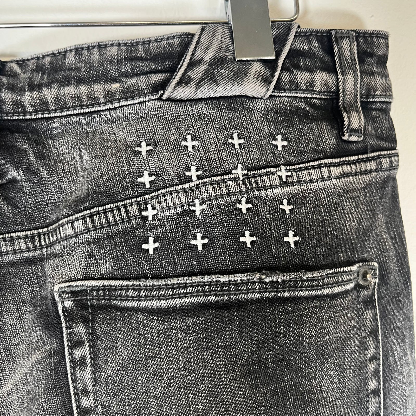 Ksubi Darkwash Distressed Jeans Size 34