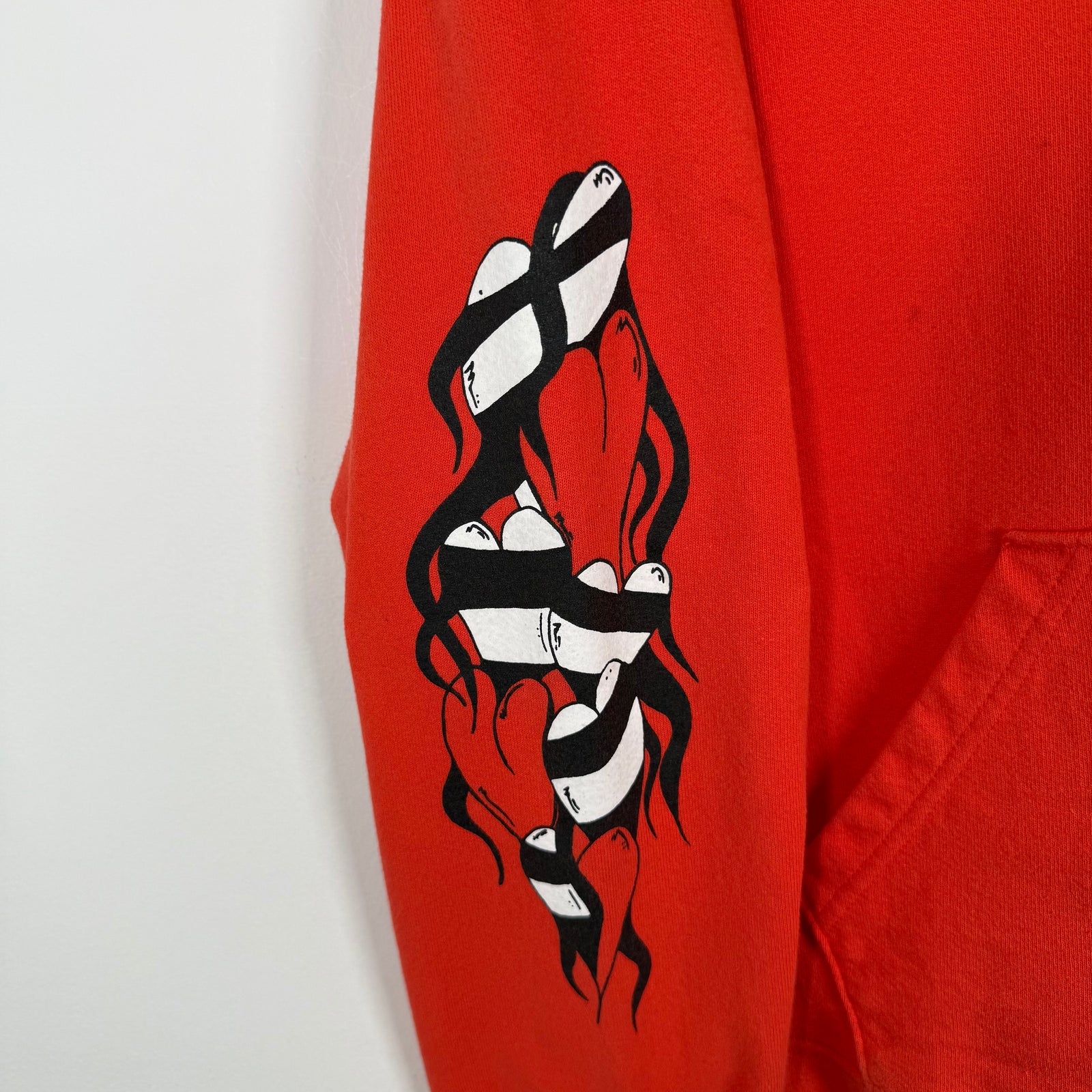 Chrome Hearts x Matty Boy Red Spark Graphic Hoodie Size L