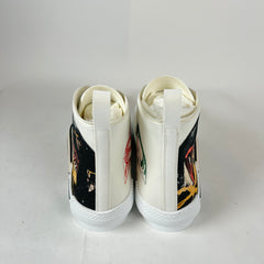 Dior B23 White 'AsteroDior' High-Top Sneaker Size 44