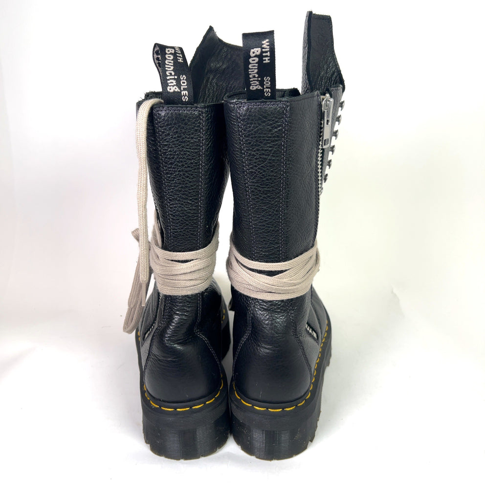 Rick Owens x Dr Martens 1918 Leather Platform Boots