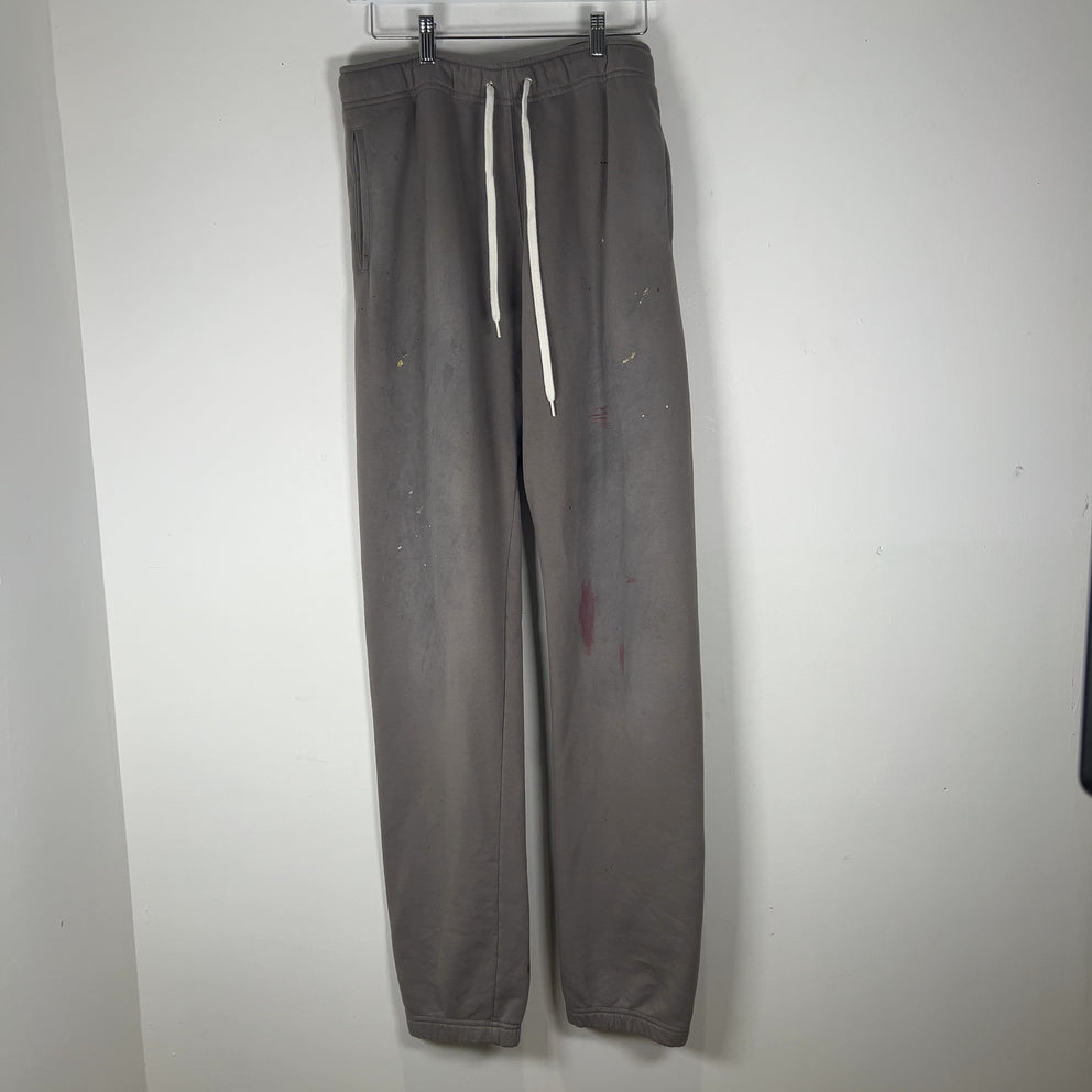 Maison Margiela Paint Splatter Grey Sweatpants Size M