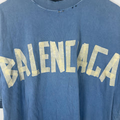 Balenciaga Blue Tape T-Shirt