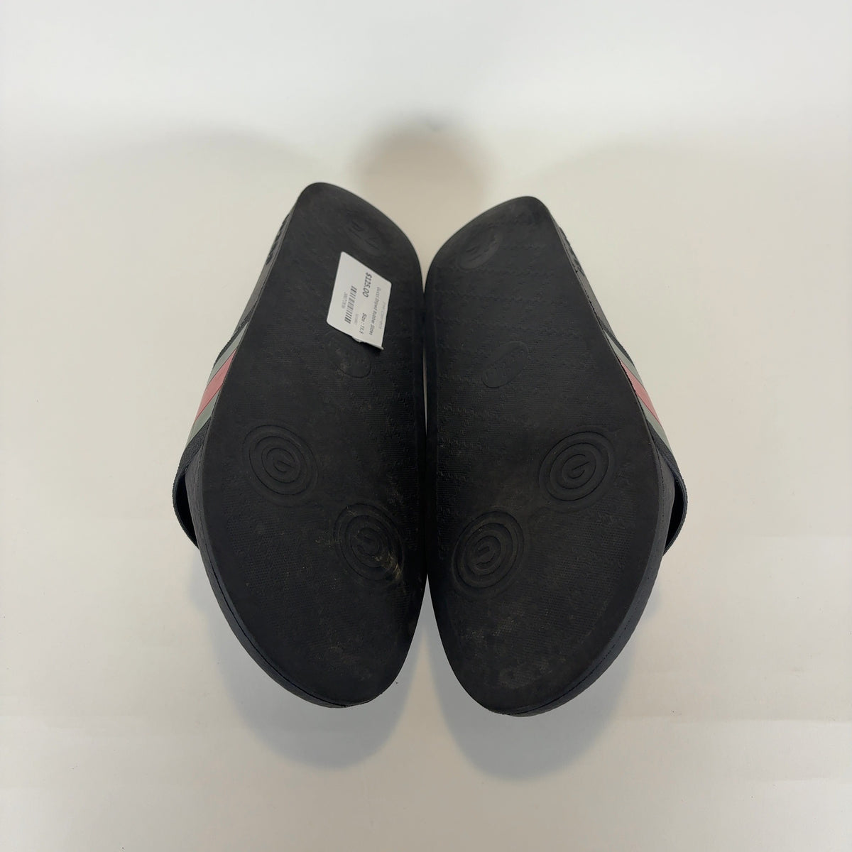 Gucci Striped Rubber Slides