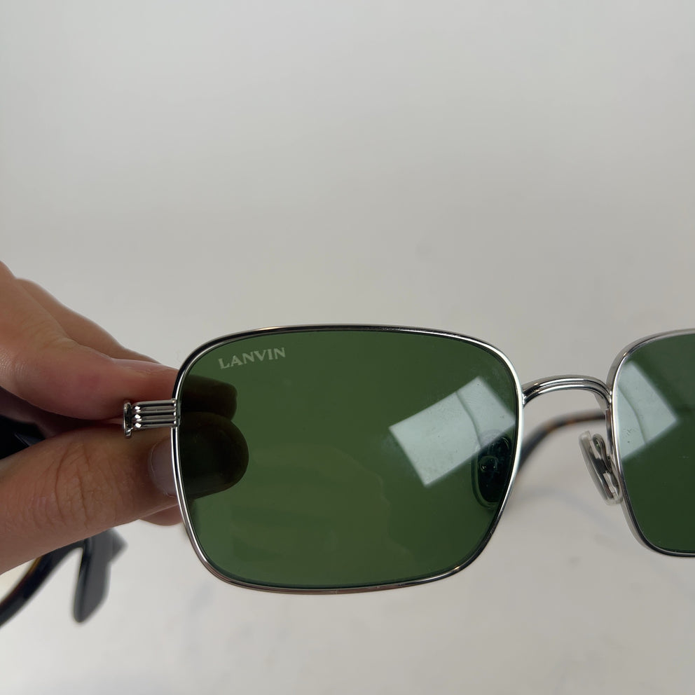 Lanvin Square Wire Frame Sunglasses
