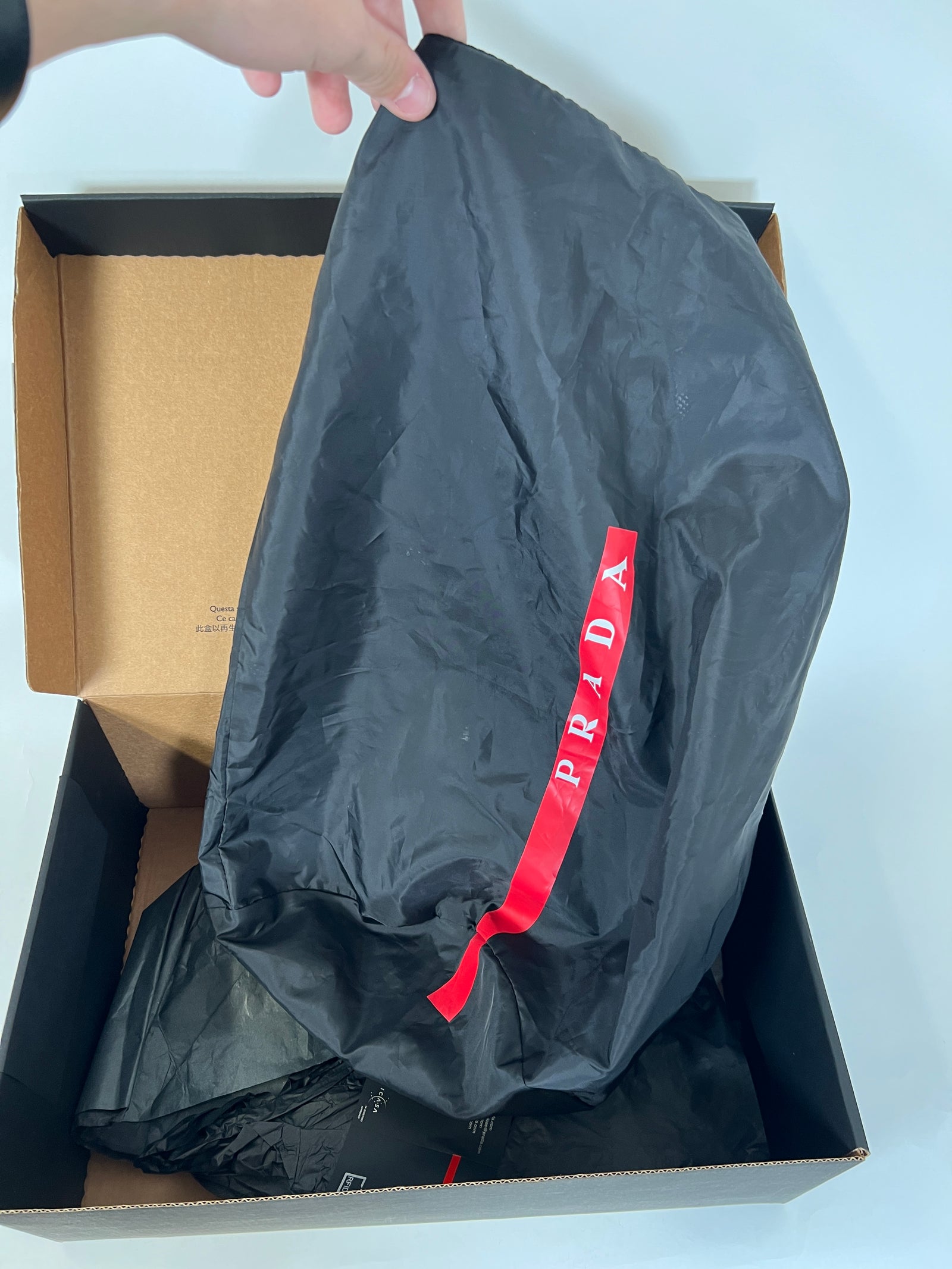 Prada White Cups Size 12