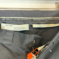 Off-White x Futura Black Alien Carpenter Pants Size 30
