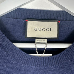 Gucci Eagle Navy Knit Size M
