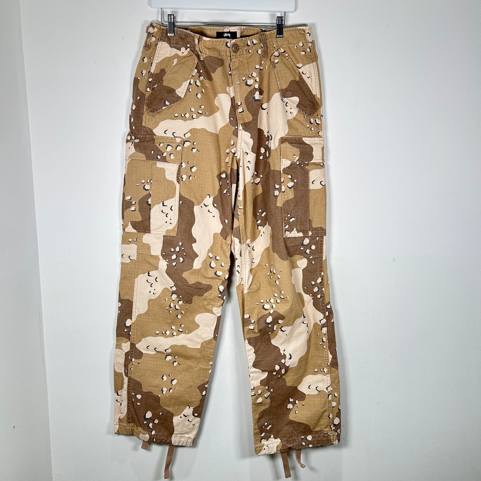 Stussy Camo Cargo Pants Size 32