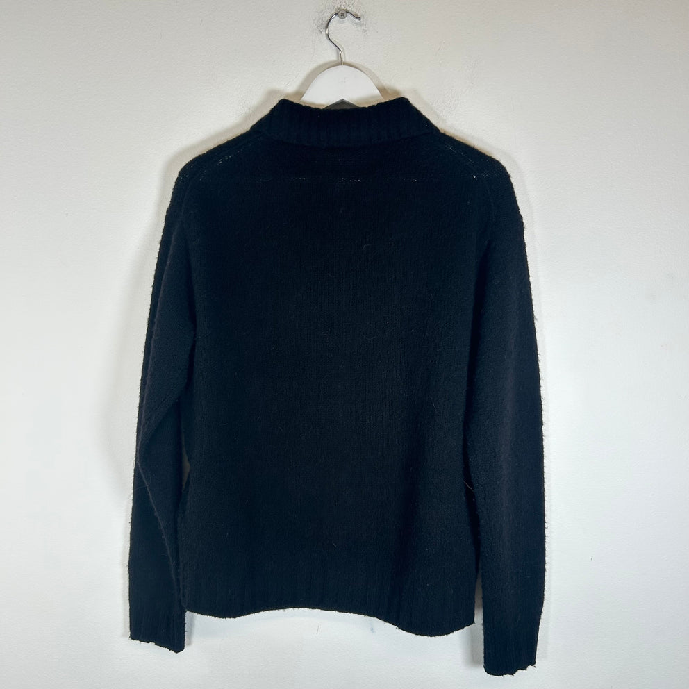 Acne Studios Black Wool Cardigan Size S