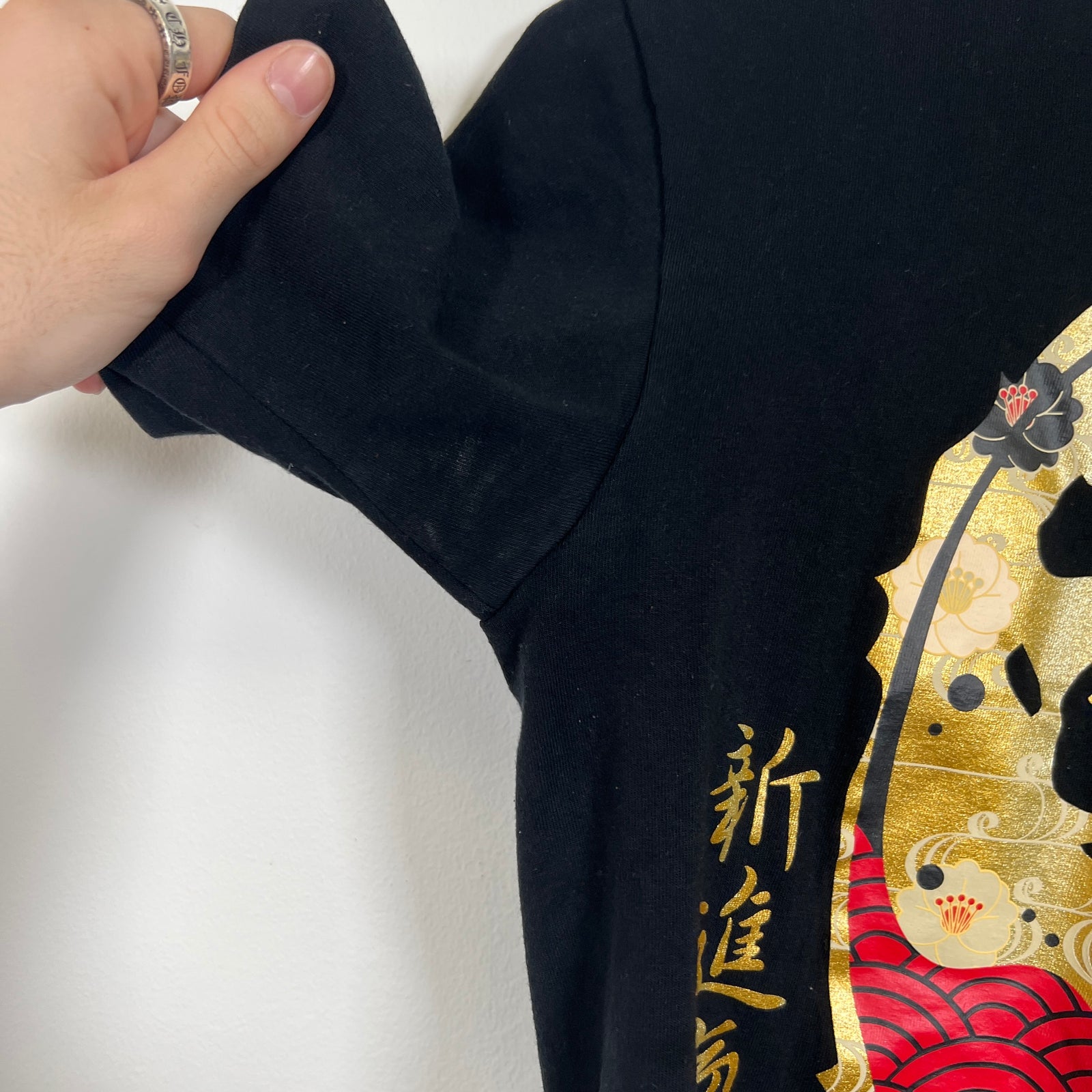 Bape Black Chinese New Year Tee Size S