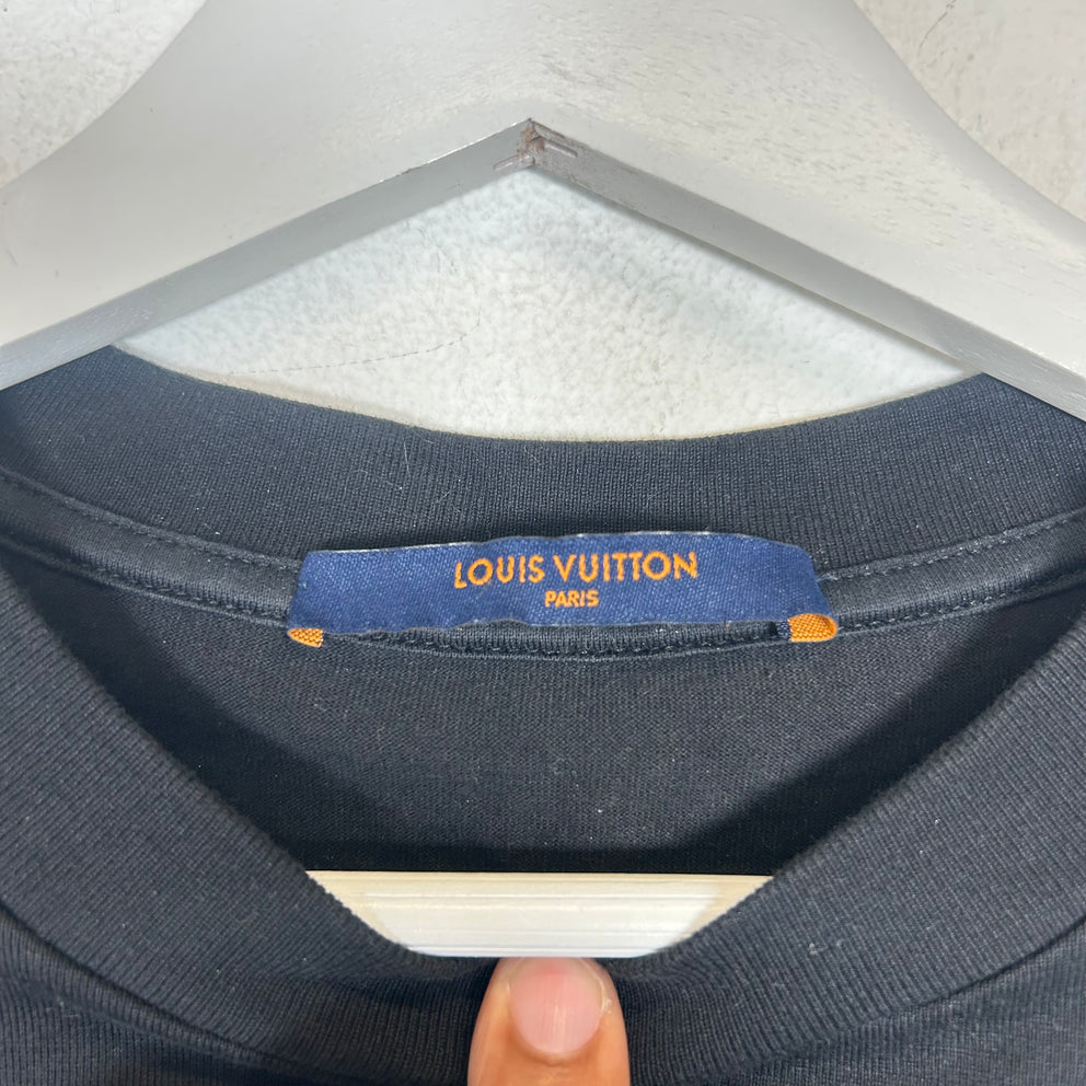 Louis Vuitton Black Ombre Monogram T-Shirt Size M