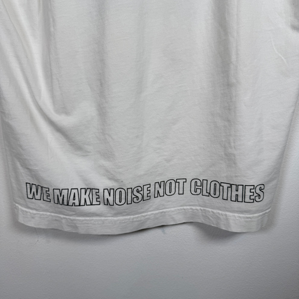 Undercover White U Underline Tee Size L