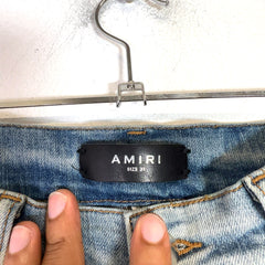 Amiri Rainbow Bandana Thrasher Denim Jeans