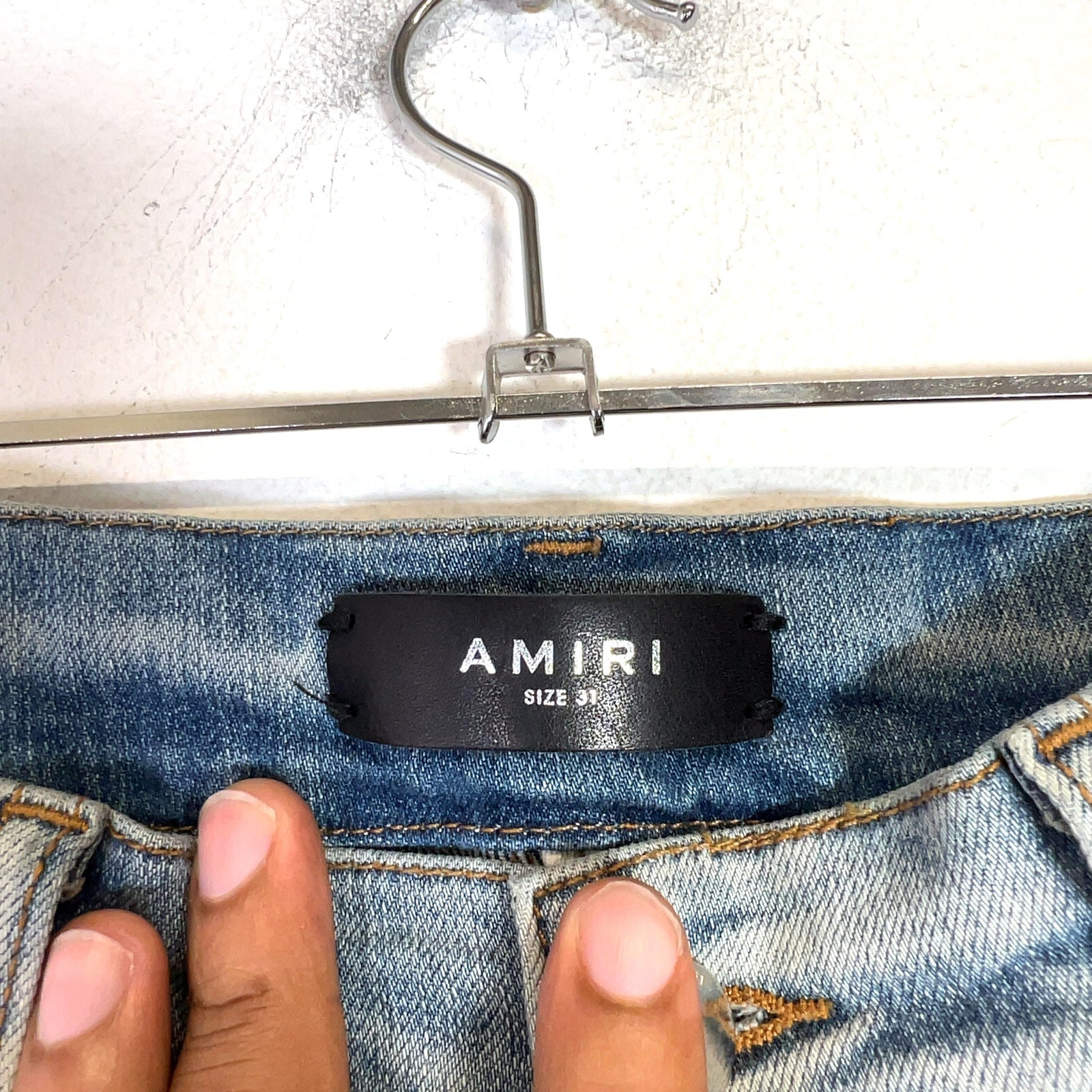 Amiri Rainbow Bandana Thrasher Denim Jeans