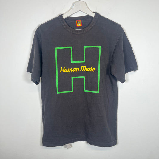 Human Made Black H Logo Tee Size M