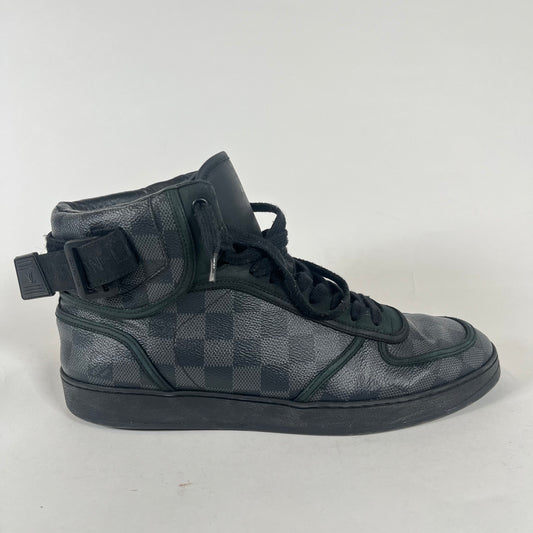 Louis Vuitton Black Damier High Tops LV 9