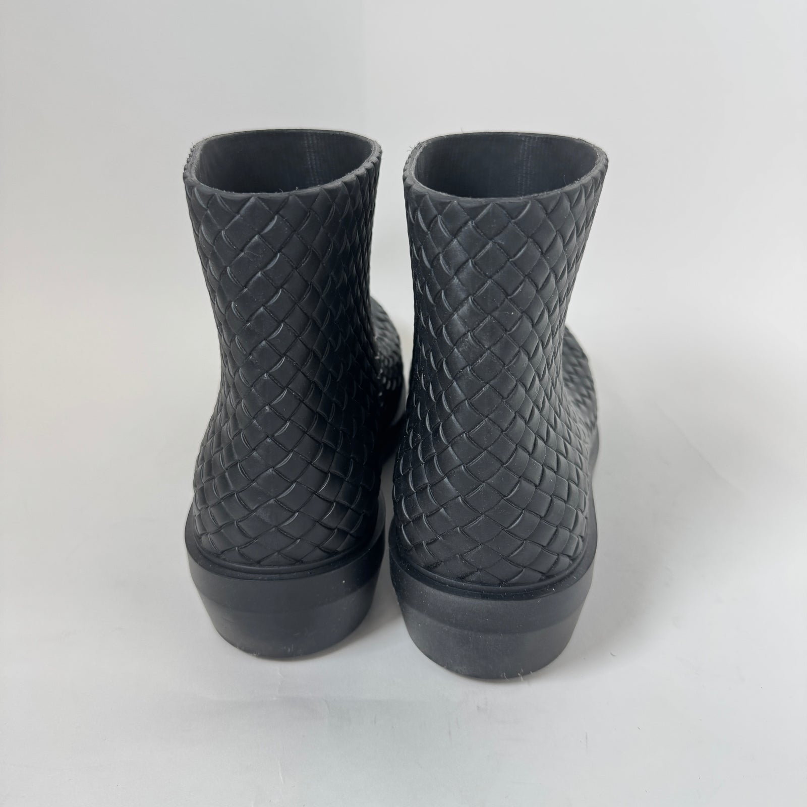 Bottega Veneta Black Fireman Ankle Boot Size 44