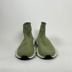 Balenciaga Kids Green Sock Runners Size 1