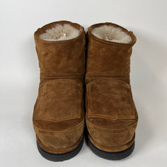 Acne Studios Brown Low Shearling Boots Size 42