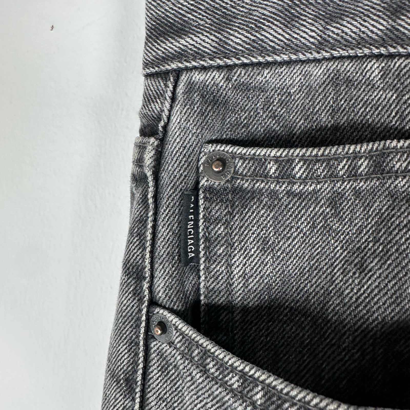 Balenciaga Convertible Black Jeans Size 34