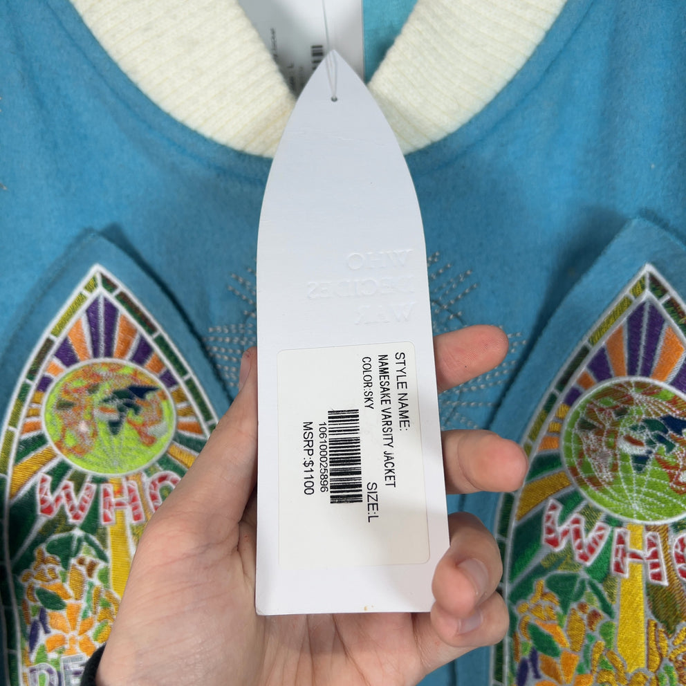 Who Decides War Namesake Varsity Jacket