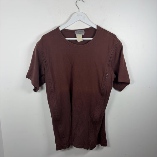 Yohji Yamamoto Zipper Hybrid T-Shirt