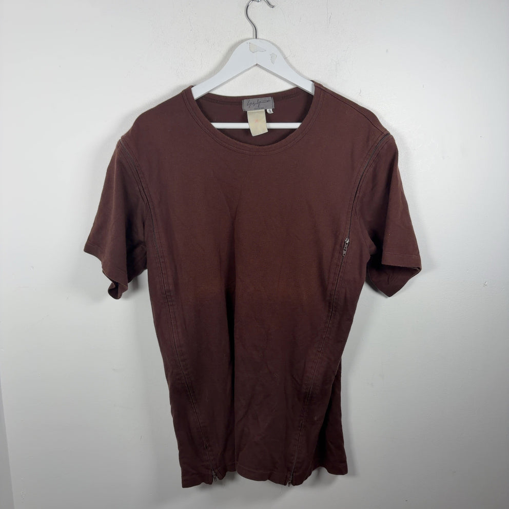 Yohji Yamamoto Zipper Hybrid T-Shirt