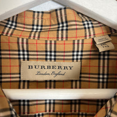 Burberry Plaid Check Shirt Size 2XL