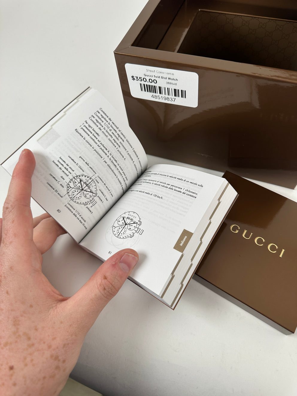 Gucci Twirl Dial Watch