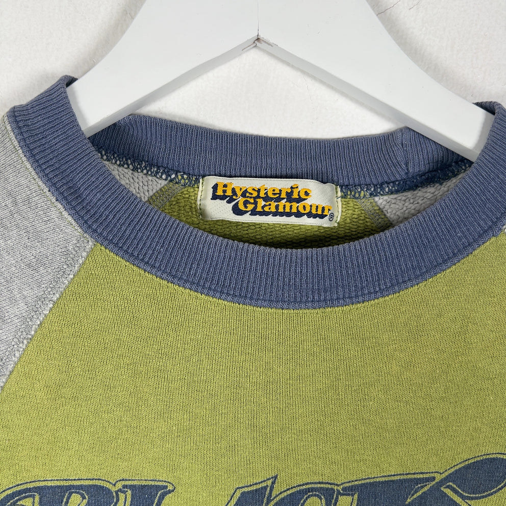 Hysteric Glamour 'Black Magic' Green / Blue Crewneck