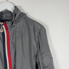 Moncler Stripped Grey Windbreaker