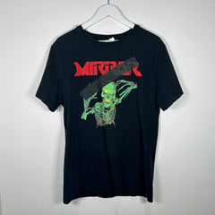 Off-White Mirror Skull Black T-Shirt Size L