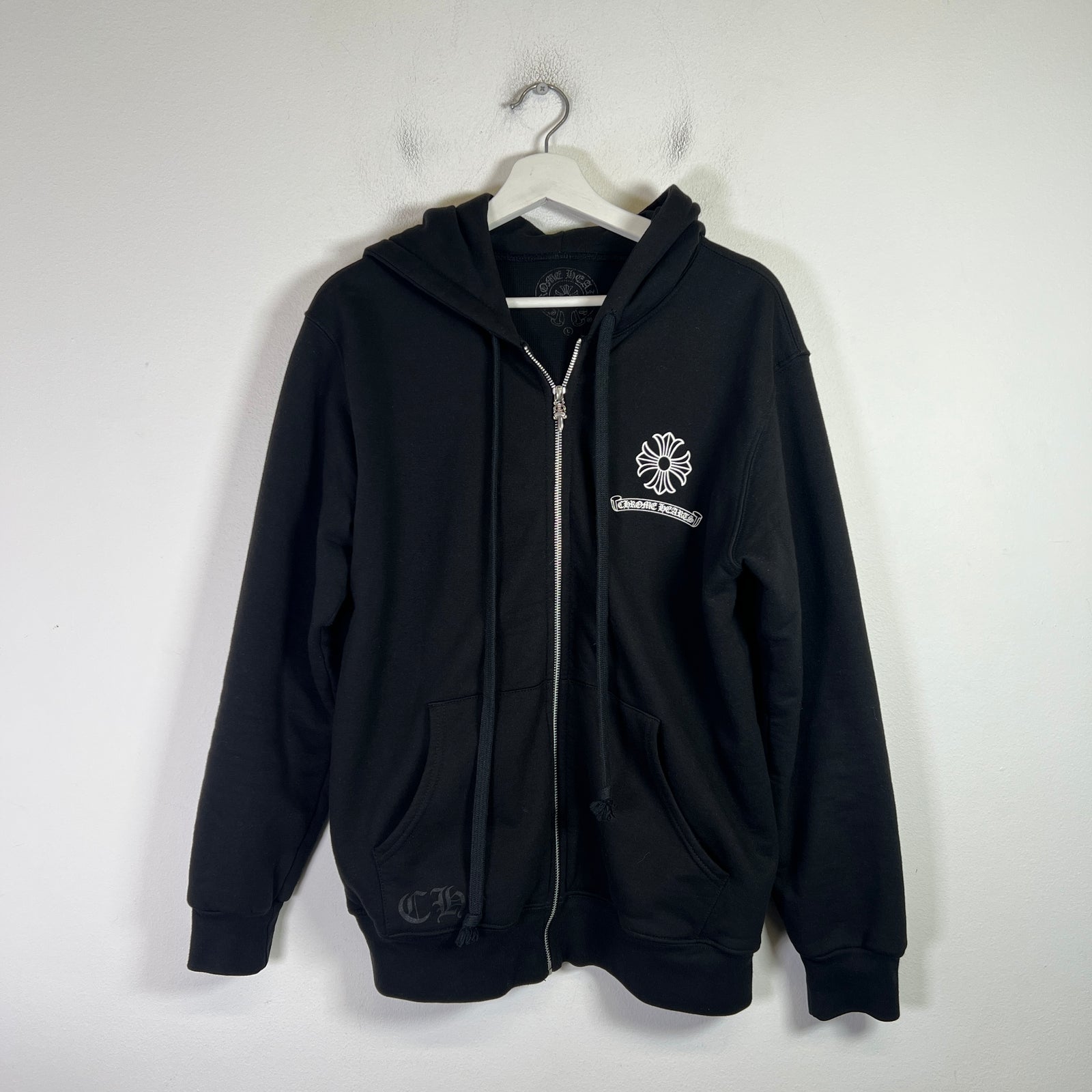Chrome Hearts USA Dagger Thermal Zip-Up Hoodie