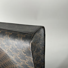 Celine Cabas Vertical Triomphe Logo Tote