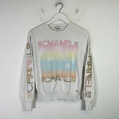 Chanel 2024 Paris-Los Angeles Tweed Crewneck Sweatshirt