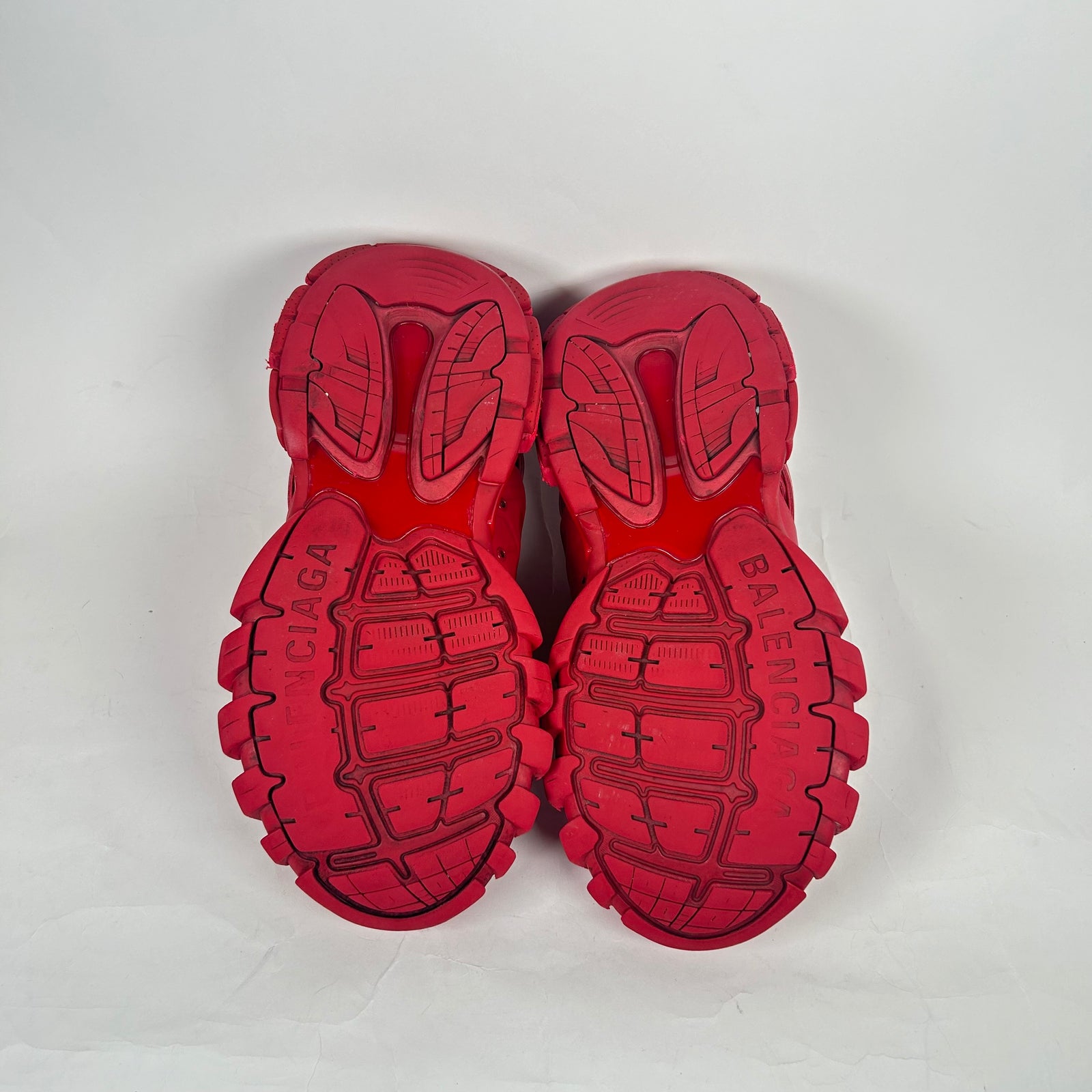 Balenciaga Red Track Sneakers Size 10