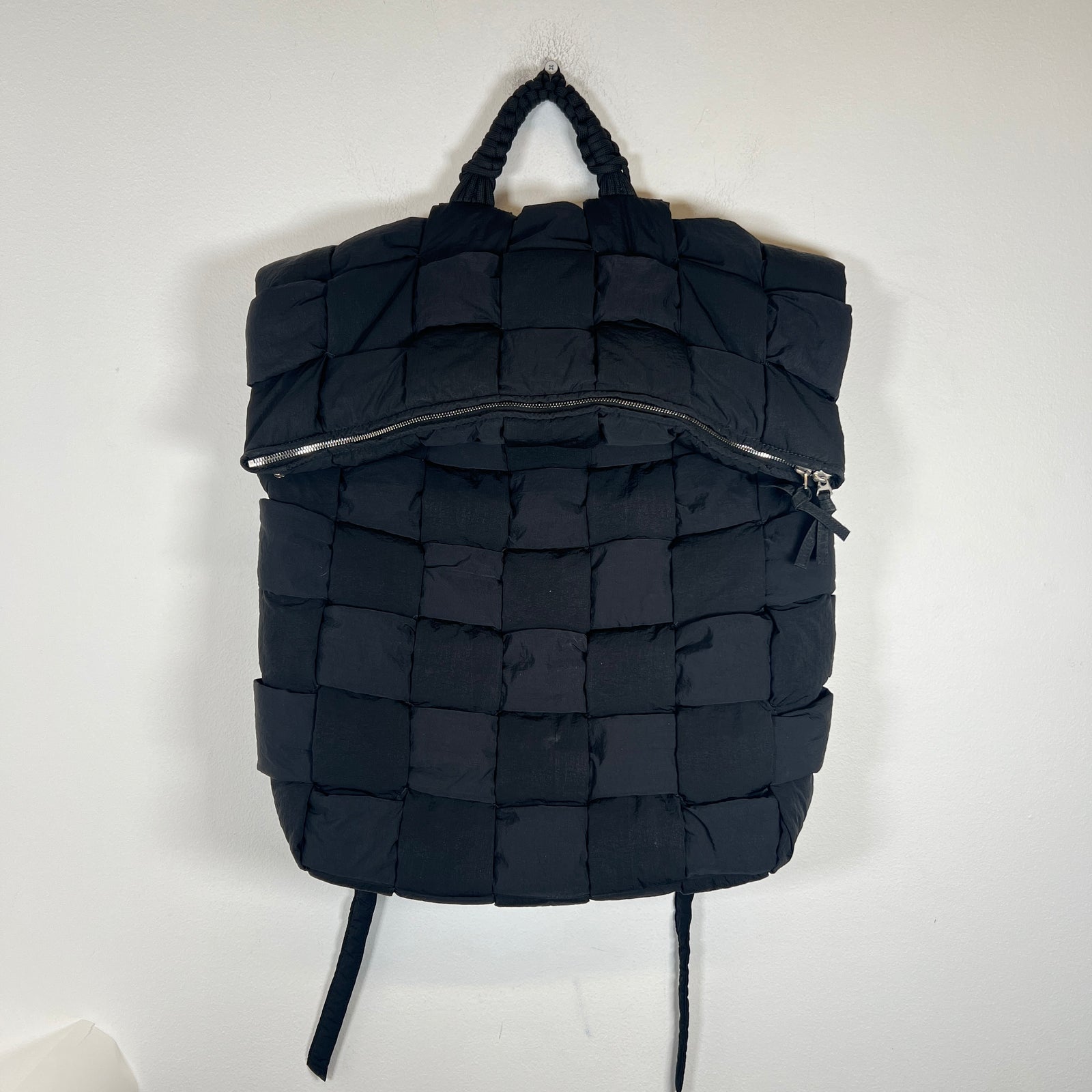 Bottega Veneta Black Padded Cassette Backpack