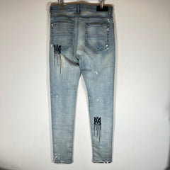 Amiri Lightwash MA Stencil Jeans Size 36