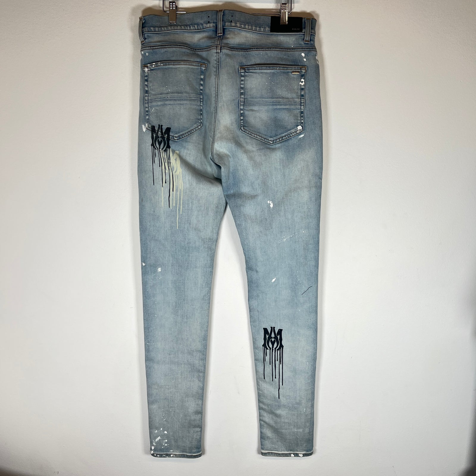 Amiri Lightwash MA Stencil Jeans Size 36