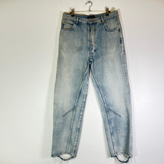 Balenciaga Lightwash 'O-Leg' Denim Jeans