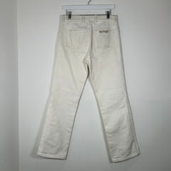 Chrome Hearts White Fleurknee Jeans Size 30
