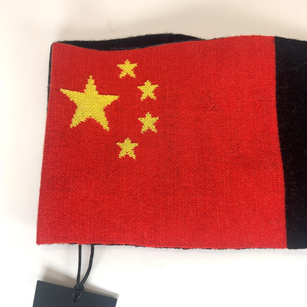 Gosha Rubchinskiy Double-Sided Flag Scarf