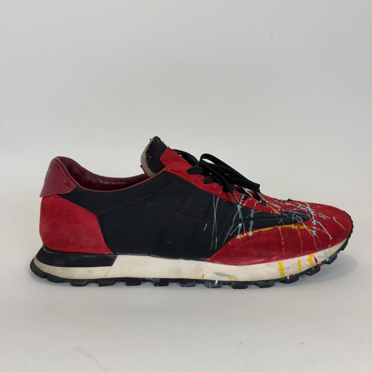 Maison Margiela Paint Splatter Lowtop Sneakers
