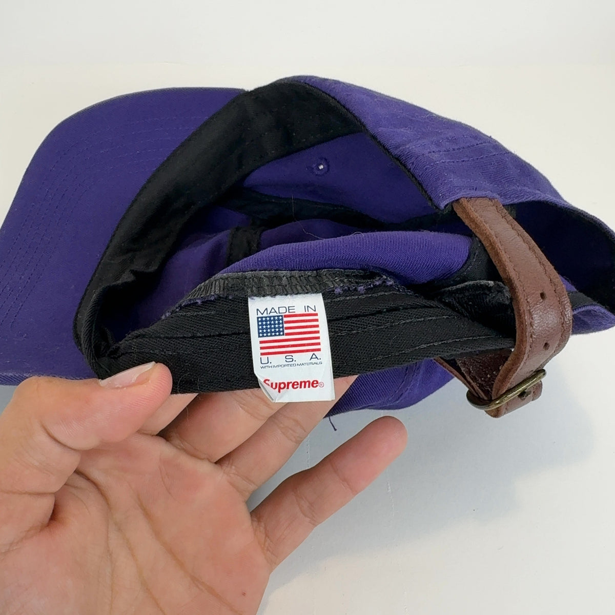 Supreme Five Panel Bogo Purple Hat