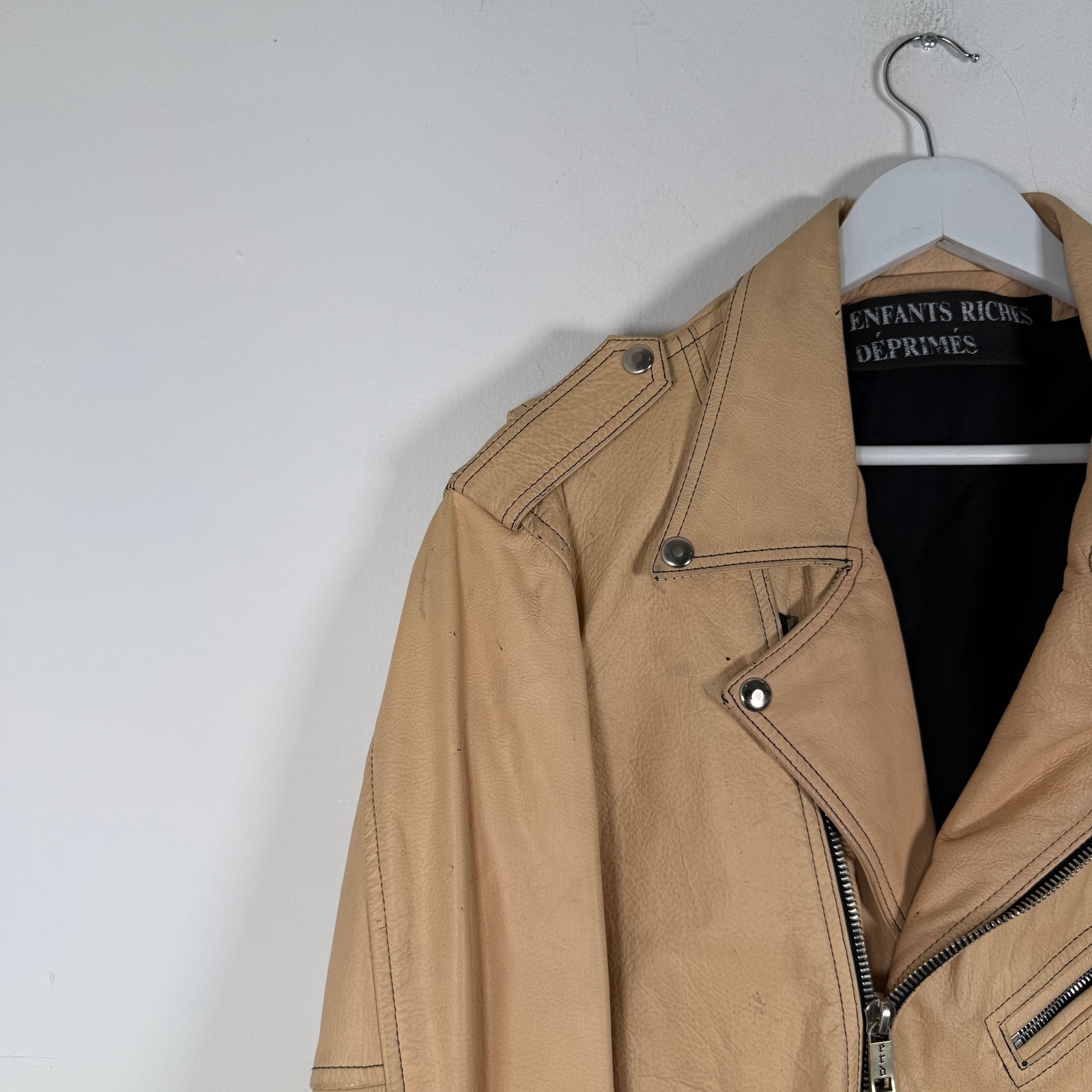 Enfant Riches Deprimes Painter Leather Jacket Size L